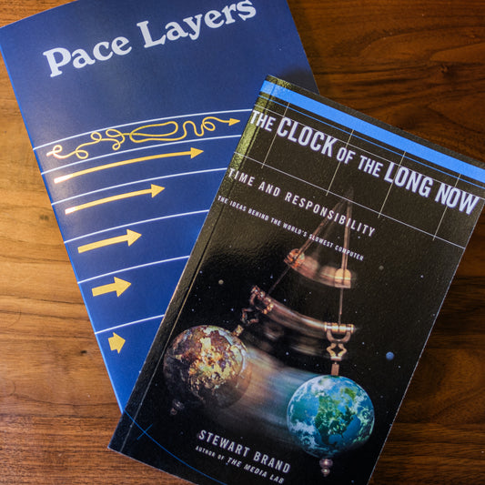 The Clock of the Long Now & Pace Layers 02025 Annual Journal set